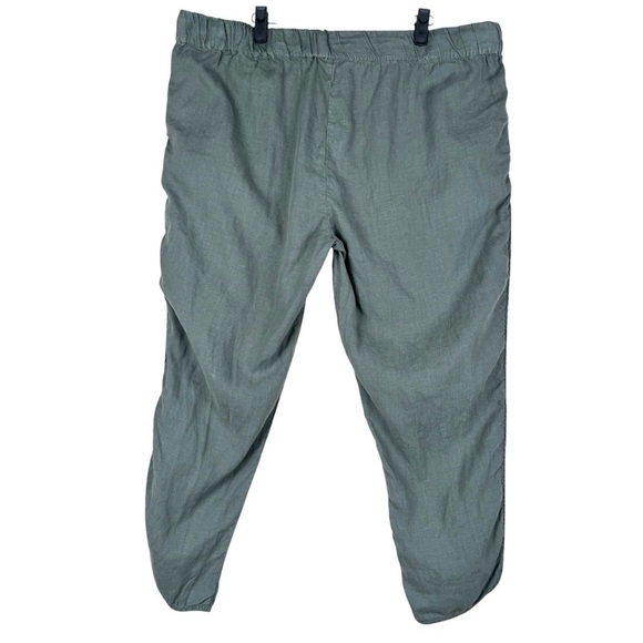 Caslon Women’s Linen Pants Size 1X Lightweight With Pockets Wide leg Pull on - Picture 2 of 7
